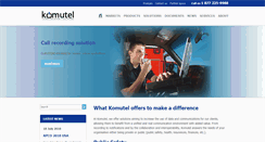 Desktop Screenshot of komutel.com