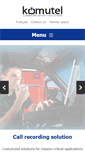 Mobile Screenshot of komutel.com