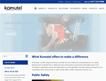 Tablet Screenshot of komutel.com